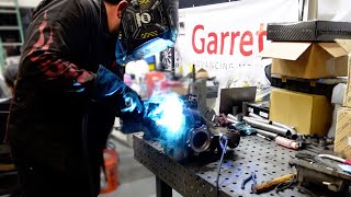 HOW TO WELD 350Z G35 DIFFERENTIAL [upl. by Eimorej]