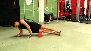 ITB foam roller exercise  Iliotibial Band [upl. by Ayle]