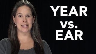 YEAR vs EAR  American English Pronunciation EAR vs HEAR [upl. by Montgomery]