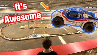 Team Associated Pro SC10 2wd First run at the off road track Hoosier RC Hobbyplex [upl. by Eetnod]