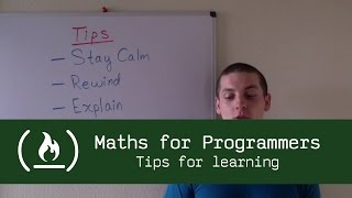 Maths for Programmers Introduction Tips For Learning [upl. by Anined962]