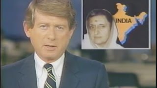 ABC News Nightline Indira Gandhi Assassination — 103084 [upl. by Ahtnammas]