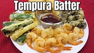 How to make perfect Tempura every time  PoorMansGourmet [upl. by Arica141]