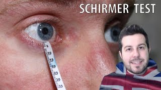 Schirmer Test  Tear Film Evaluation 4 ENG [upl. by Ahsilat262]