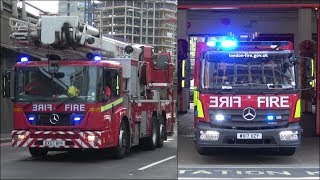 Fire engines and trucks responding  BEST OF 2017 [upl. by Lianne472]