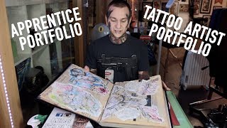 Apprentice Portfolio  Tattoo Artist Portfolio  Tips and Advice [upl. by Inalaek]