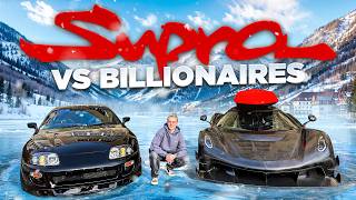 1000HP Supra terrorizing Billionaires Hypercarmeet in Switzerland [upl. by Dael]