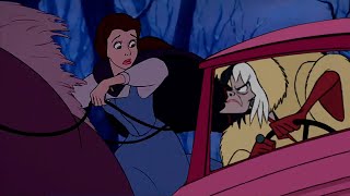 Cruella chases Belle  Disney Crossover [upl. by Apple]