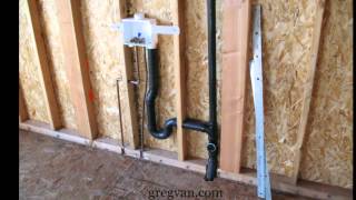 How To Manipulate Washer Drain Pipes  Rough Plumbing Examples [upl. by Snapp]