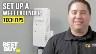 How to Set Up a WiFi Extender  Tech Tips from Best Buy [upl. by Aiclef]