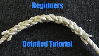 Beginner Friendly Splicing  How To Splice 3 Stranded Rope Together [upl. by Ydaj181]