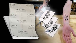 Forever Temporary Tattoo Paper Tutorial [upl. by Ojyllek]