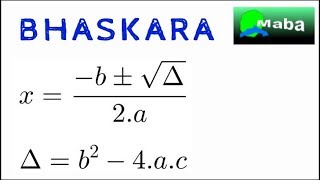 FÓRMULA DE BHASKARA  03 tipos diferentes  Pedido por aluno [upl. by Malchus]