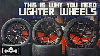 Unsprung Weight and Acceleration  Why You Should Buy Lighter Wheels [upl. by Ateuqirne850]