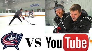 THE NASHER amp PAVEL BARBER VS CAM ATKINSON amp CAMPY  YouTubers VS Pros [upl. by Wash484]