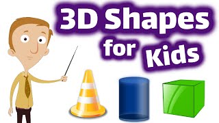 3D Shapes for Kids  Homeschool Pop [upl. by Olracnaig]