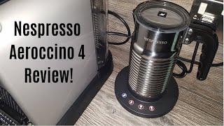 Nespresso Aeroccino 4 Milk Frother Review  Worth upgrading from the Aeroccino 3 [upl. by Eteragram]