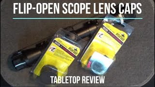 Butler Creek FlipOpen Scope Lens Covers Tabletop Review  Episode 202115 [upl. by Willis]