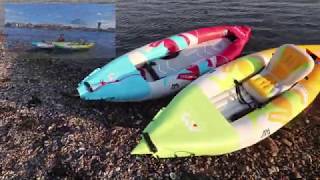 First impressions of the Aqua Marina Steam and Betta inflatable kayaks [upl. by Ahsimrac]