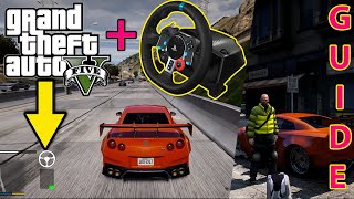 How to setup Steering Wheel on GTA 5  Manual Transmission 5  2021 [upl. by Sisxela]