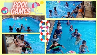 SWIMMING POOL GAMES 🎉🎉 [upl. by Adnauqaj]