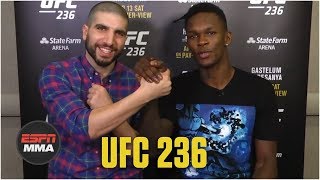 Israel Adesanya recaps fighting 3 times in 1 night for 10 grand  ESPN MMA [upl. by Modeste935]