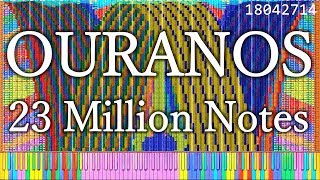 Black MIDI Ouranos  243 MILLION NOTES  A Collaboration with The Romanticist  5000 Subscribers [upl. by Georgena]