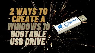 How to Create a Windows 10 Bootable USB Drive for FREE [upl. by Wehhtam]