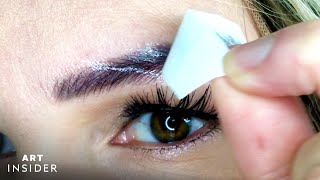 How To Use Temporary Eyebrow Tattoos [upl. by Aniger569]