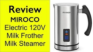 Review Miroco Milk Frother  How to make froth milk at home [upl. by Ariec]