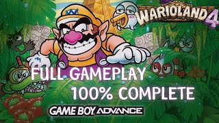 Wario Land 4 GBA All Levels 100 Complete  Full GameplayWalkthrough Longplay [upl. by Portie]