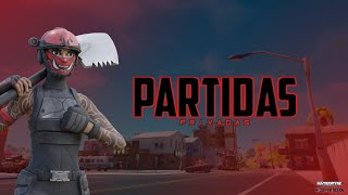 PARTIDAS PRIVADAS FORTNITE  REGION BRASIL  OUTFITS  SCRIMS [upl. by Ahsinav]