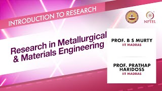 Research in Metallurgical amp Materials Engineering [upl. by Berget]