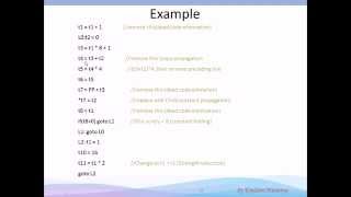 Code Optimization Techniques in Compiler Design [upl. by Qifahs]