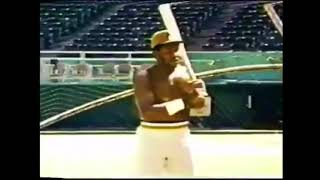 Willie “Pops” Stargell Pirates BPtalking hitting [upl. by Ellehcsar]