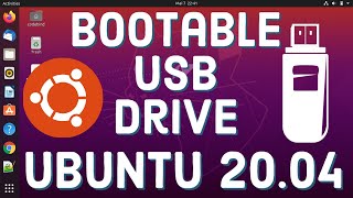 How to Make Ubuntu Bootable USB Drive [upl. by Aissatsan]