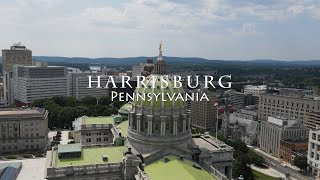 Harrisburg Pennsylvania  4K Drone Tour [upl. by Lilah]