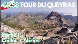 GR58 le Tour du Queyras en 8 jours 🥾⛰️  Partie 1 [upl. by Kataway]