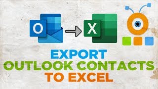 How to Export Outlook Contacts to Excel [upl. by Ymer821]