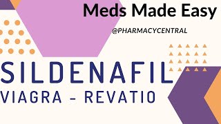 Sildenafil Viagra  Meds Made Easy MME [upl. by Rramel]