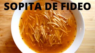 How to Make QUICK and EASY Mexican SOPA DE FIDEO [upl. by Ahsein]