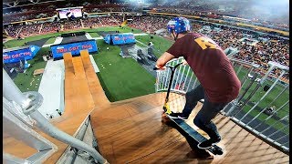 LONGEST SCOOTER vs MEGA RAMP [upl. by Notterb]