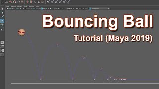 Bouncing Ball  3D Animation Tutorial Maya 2019 [upl. by Attelocin]