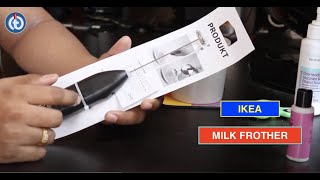 IKEA MILK FROTHER Review amp Battery Installation [upl. by Akkin]