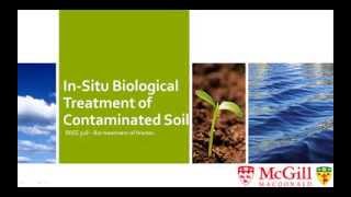 InSitu Biological Treatment of Contaminated Soil [upl. by Winna]