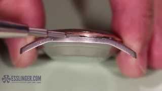 How to Remove Bezel Fit Watch Crystals with a Bench Knife [upl. by Ardnatal141]