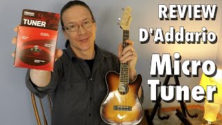 Review DAddario Micro Sound Hole Tuner [upl. by Anoblav]