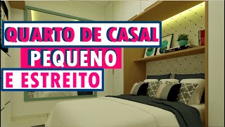 QUARTO CASAL PEQUENO E ESTREITO PROJETO DE UMA INSCRITA DO CANAL [upl. by Cinnamon]