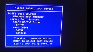 HP Desktop Pc How to boot from a USB Flash Drive [upl. by Marilyn]