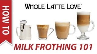 Milk Frothing for Beginners [upl. by Gujral]